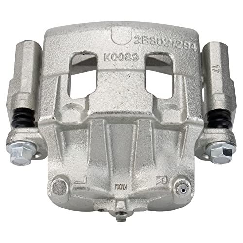 Image of TRQ Front Right Brake Caliper w /Bracket Passenger Side