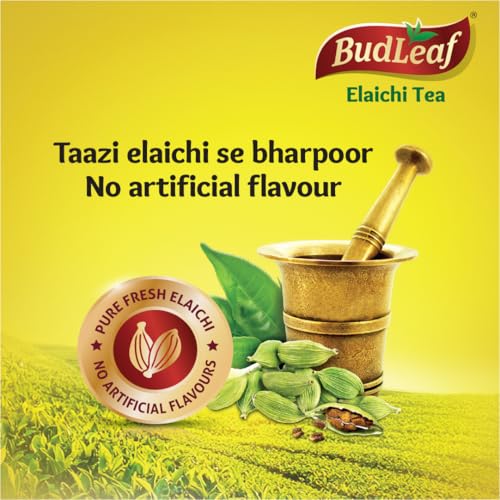 Image of Budleaf Elaichi Tea - Cardamom Blend - Bold, Refreshing Brew - Rich Aroma - 1000gm Package - No Added Essence for Superb Taste and Quality Experience