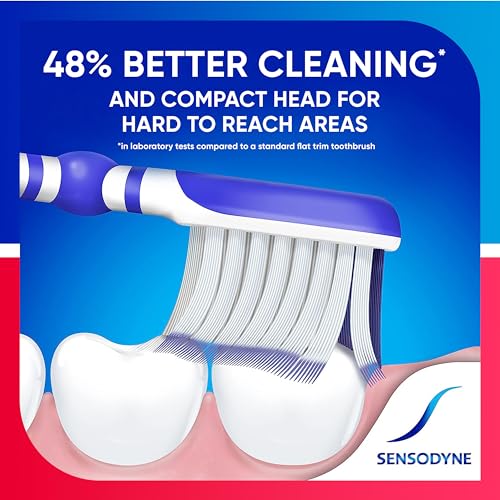 Image of Sensodyne Sensitivity & Gum Soft Toothbrush Designed for Sensitive Teeth,4 Count (Pack of 2)