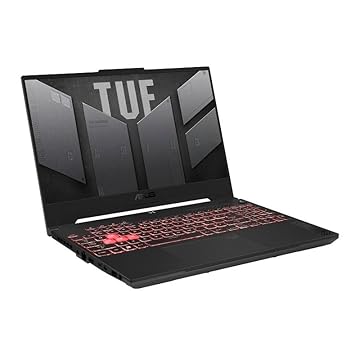 ASUS TUF Gaming A15 (2023) Laptop para jogos, 39.6 cm FHD 144Hz, tela 100% sRGB, GeForce RTX 4060, AMD Ryzen 7 7735HS, 16GB DDR5, SSD PCIe de 1TB, Wi-Fi FA507NV, Windows 6, EH74-DS74, V-EH74