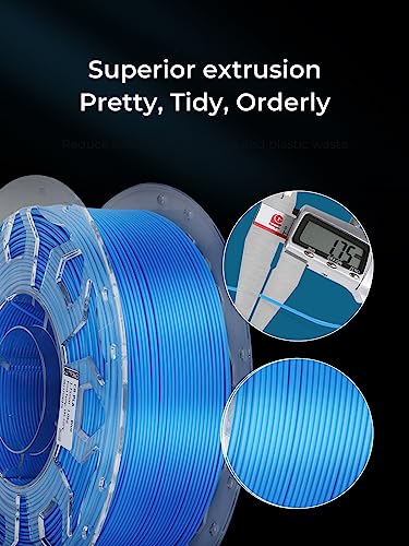 Image of Creality Filament 1.75mm, 3D Printer Filament, 1kg (2.2lbs) Spool, No Warp Enhanced Toughness, Dimensional Accuracy ±0.03mm Printing Filament, for FDM 3D Printers (PLA, White)