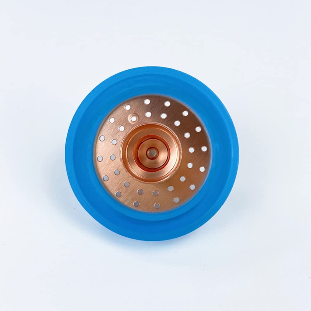 Bubble Plate Set, 2"(OD64mm) High Quality Red Copper Or Stainless Steel 304 Bubble Plate Set with Special Gasket for 2" Distillation Lens Column Blue (Color : Stainless Steel 304)