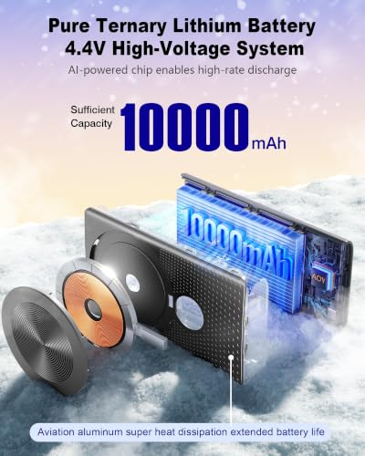 Aaoyun for MagSafe Power Bank 10000mAh, 22.5W PD Fast Charging Magnetic Portable Charger with USB-C, Strong Magnet Wireless Battery Pack for iPhone 17/16/15/14/13/12 Series - image 6