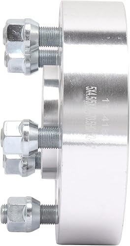 Miniatura 8 de SCITOO 2 espaciadores de rueda centrados de 1.5 pulgadas, 5x4.5 a 5x4.5, 5 x 114.3, 5 lengüetas con pernos de 12 pulgada para Edge 2003-2004 para