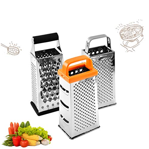 Ralador de vegetais Cabilock de aço inoxidável, ralador de quatro lados, cortador de frutas, aliment