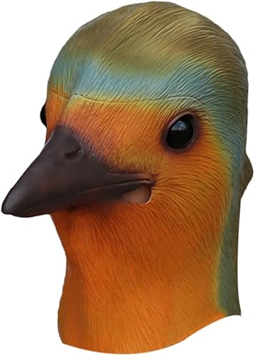 Miniatura 3 de Máscara realista de Robin Head 2023 para juego de roles, máscaras de cosplay para adultos, disfraz de fiesta de Halloween de látex