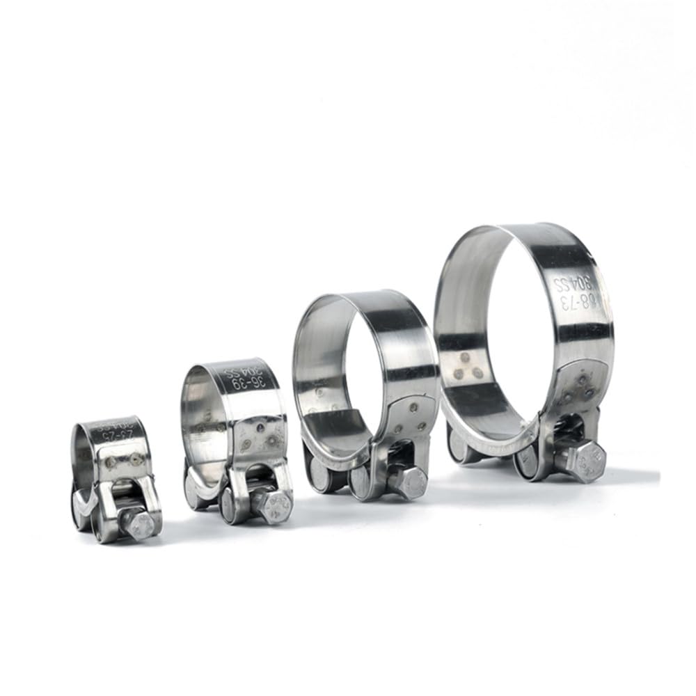 sztuk mocny zacisk węża 304 zacisk do rur ze stali nierdzewnej wydechowy okrągły fajka wodna zacisk mocujący 17mm-252mm,162,174mm