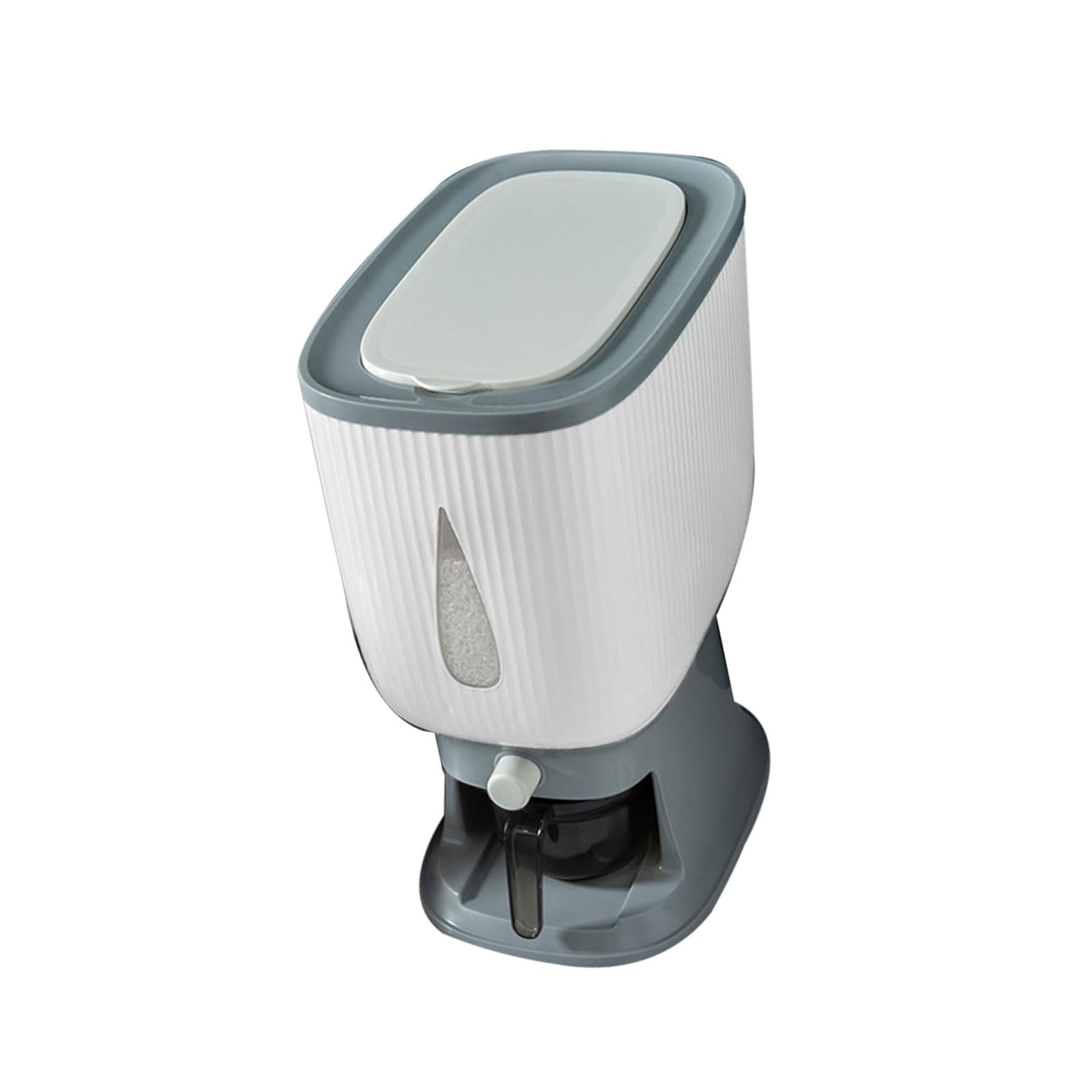 Distributeur de riz 10 kg avec doseur automatique pour cuisine moderne