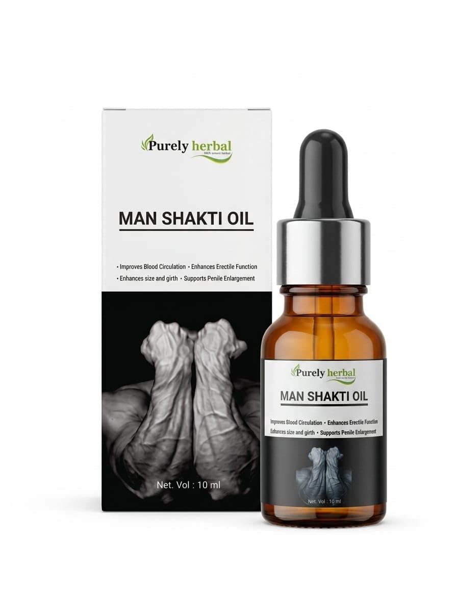 Man Shakti Oil – Ayurvedic Vitality & Strength Booster for Men | Natural Massage Oil for Blood Circulation, Stamina & Energy (10ml)-image-45