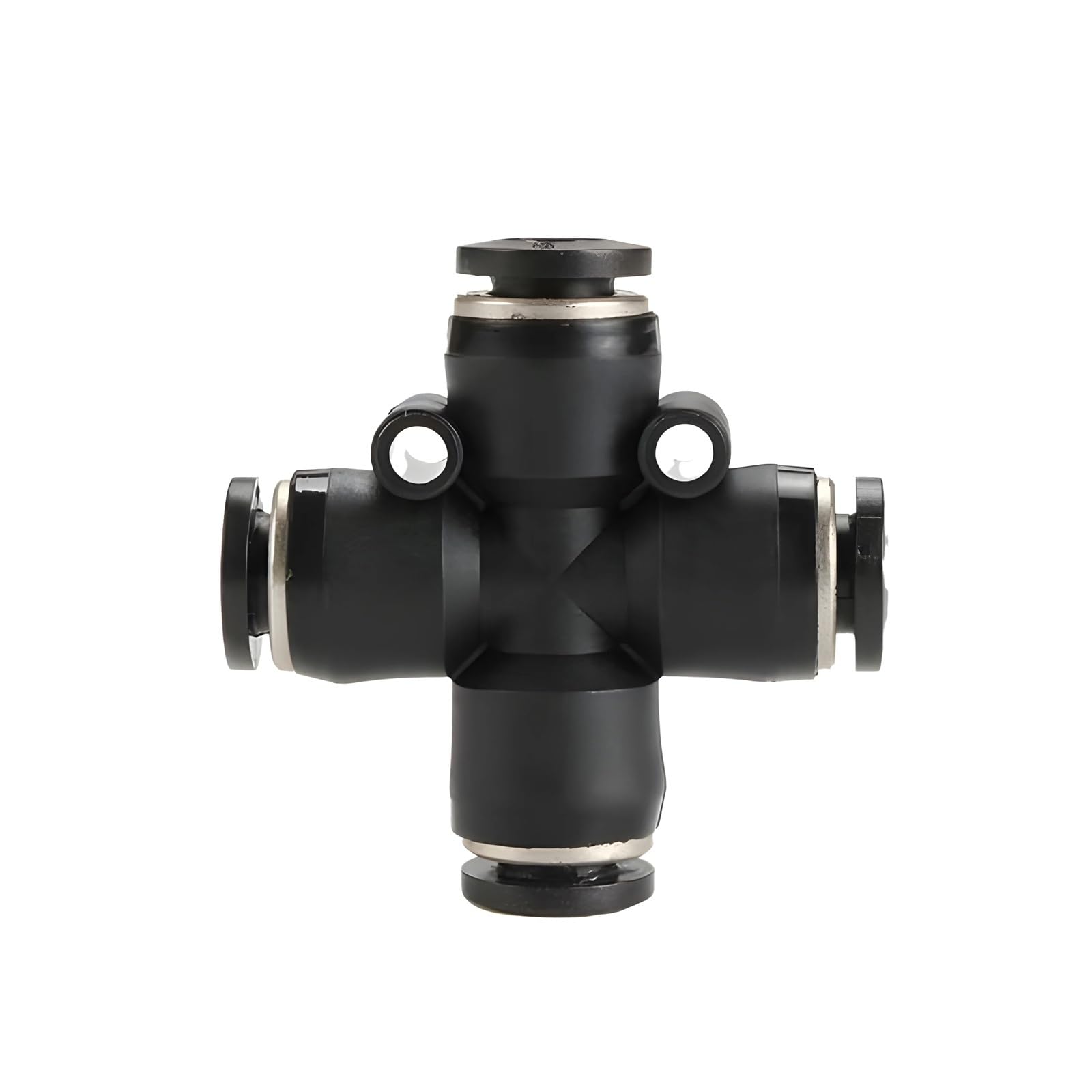 Black Pneumatic Fitting Pipe Connector Tube Quick Fittings 10mm/12mm PU PY PK PE PV SA HVFF PZA PM 1Pcs(PZA,12mm)
