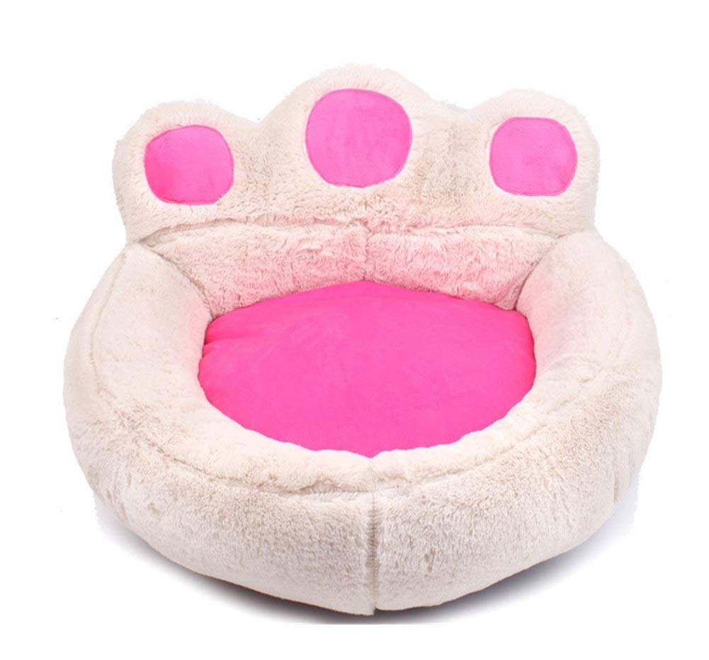 Chien chat lit chaud hiver blanc S 40X45 cm - Accessoires canapé-lit nid YUXIN