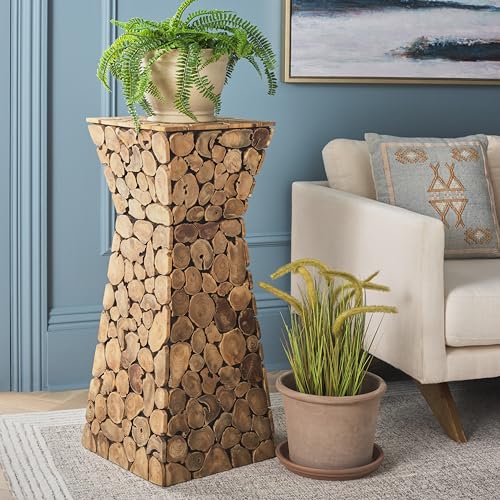 Safavieh Jefferson Coin Stool, Natural miniatura 2