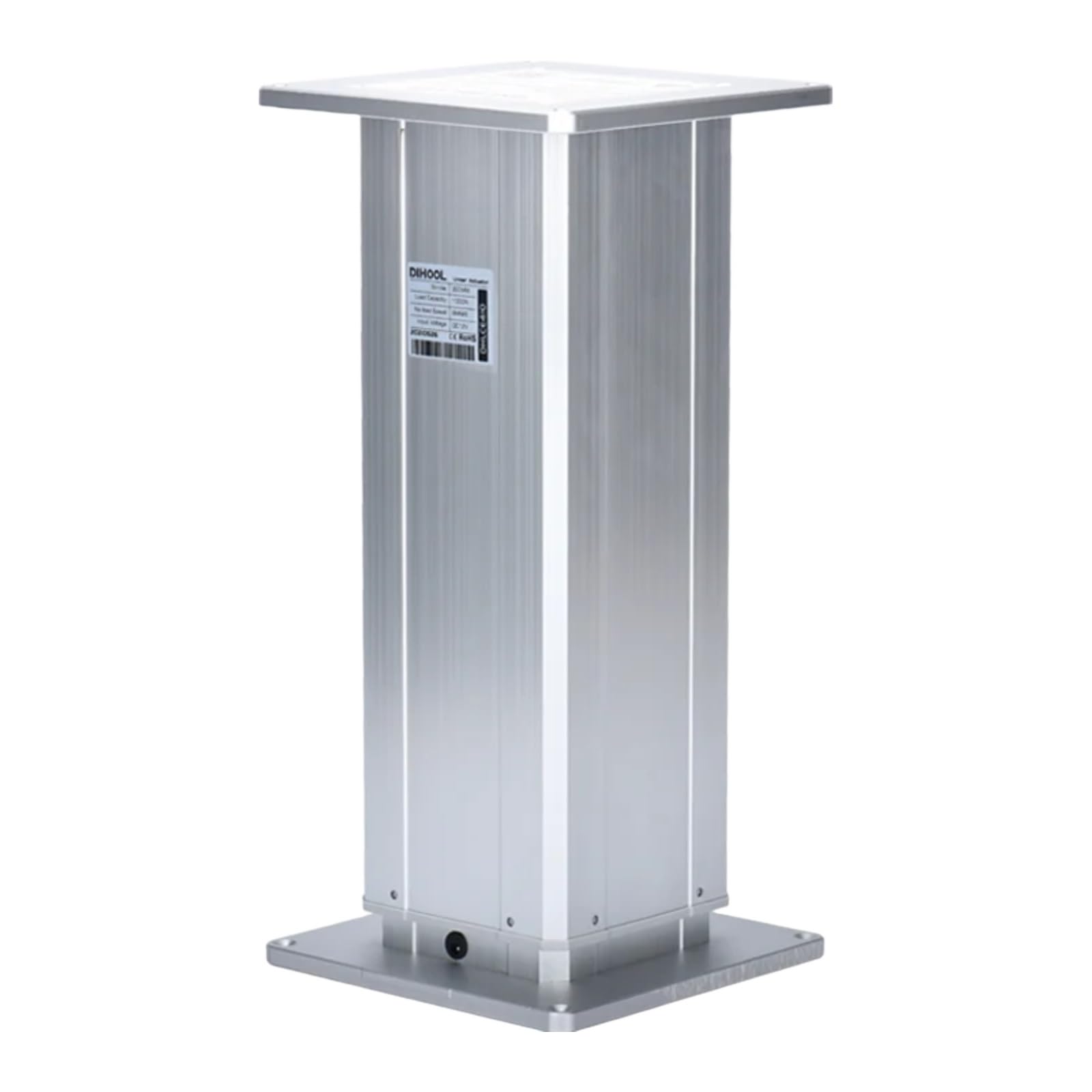 Hebe Säule 250kg Lasten 24V Motor Aluminium-Legierung Tatami Tisch Hebeplattform Höhe verstellbar(1200MM Itinerary; DC24V 13MMS 800N; 1PC)