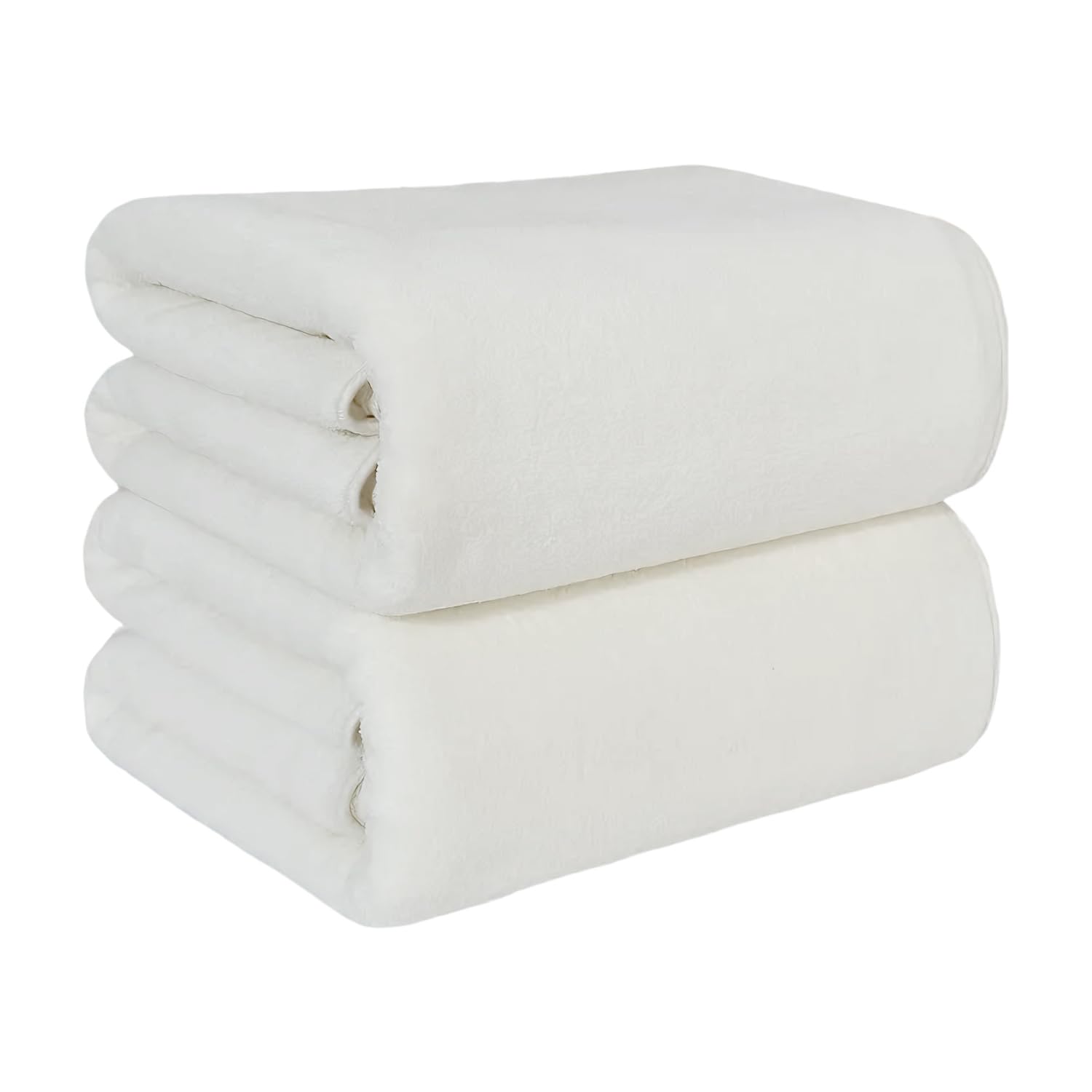 Fabienne 2-Piece Microfiber Bath Sheet 80x160cm Soft and Durable Microfiber Beach Towel Super Absorbent and Fast Drying Microfiber Bath Towel Large for Sports, Travel, Fitness and Yoga (Off White)