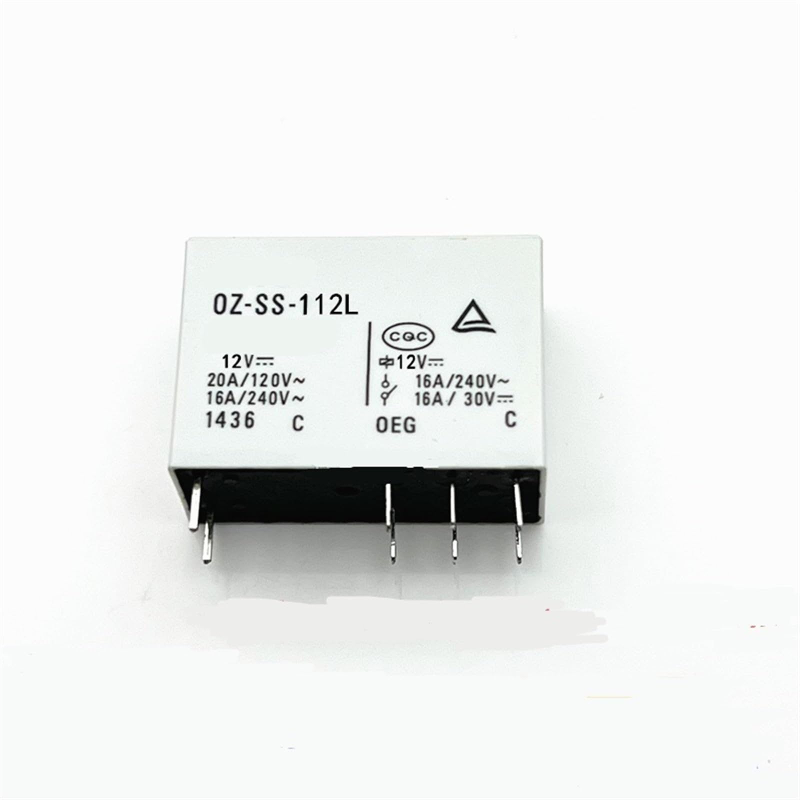 2 uds relés OZ-SS-105LM1 112LM1 124LM1 112L1 124L1 112L 124L DC5V DC12V DC24V 16A 6PIN 8PIN relé de potencia(OZ-SS-124L 24V8PIN)