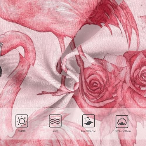 Wusikd Skulls Flamingos Boys' Underwear Cotton Roses Boys Briefs Soft Toddler Underwear 2T3