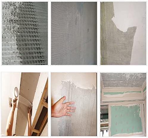 LLPT Drywall Repair Fiberglass Joint Tape 2” x 100 Ft Industrial Grade Extra Strength Fiber Mesh Heavy Duty Self Adhesive for Seam Patch Wall Crack Seam Repair Color White (DRF210) - Thumbnail 6