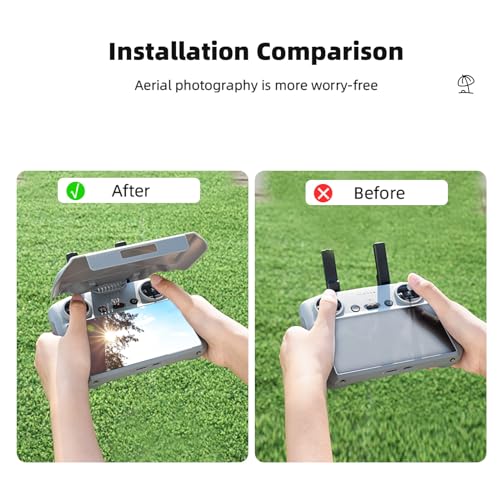 Image of BRDRC Mini 4 Pro Sun Hood for DJI RC 2 Controller Screen Protection Joysticks Protector Sunshade for DJI Mini 4 Pro /Air 3 Accessories