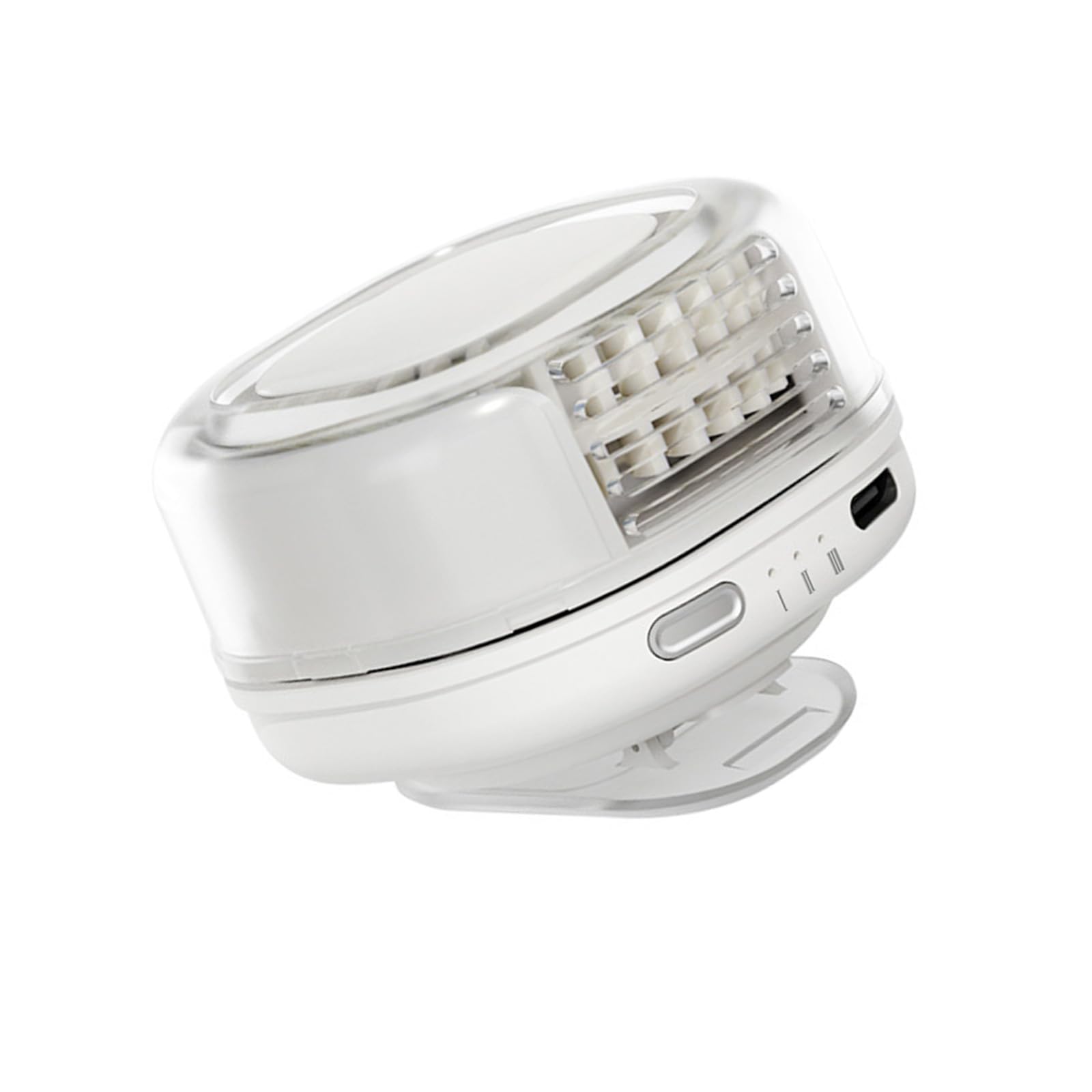 Ventilador portátil con clip recargable de ABS para viajes