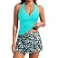 Aqua Green and Floral