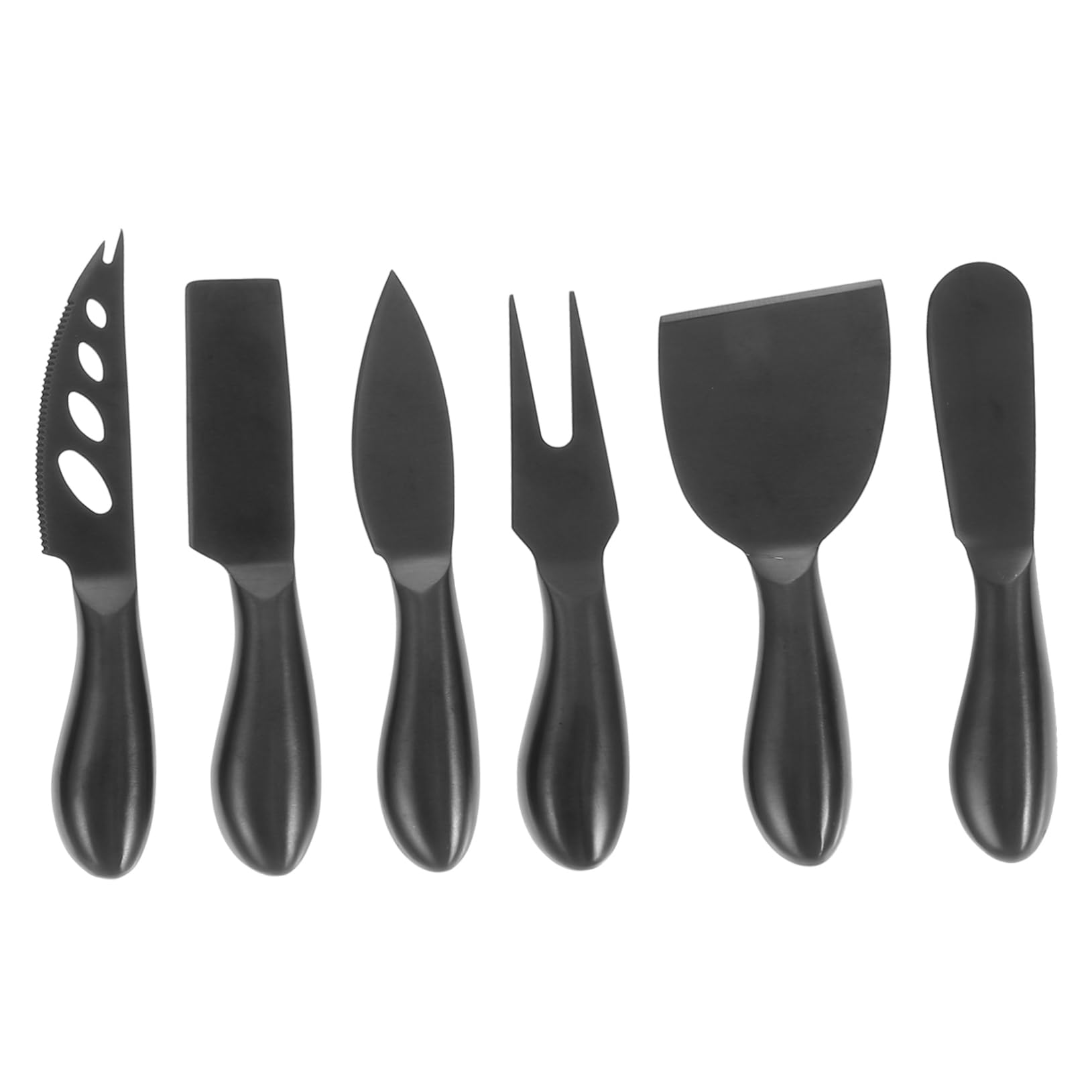 LIFKOME Edelstahl Käsemesser 6 Stück Mit Ergonomischem Griff Käsehobel Butterschneider Küchenwerkzeuge Für Haushalt Restaurant