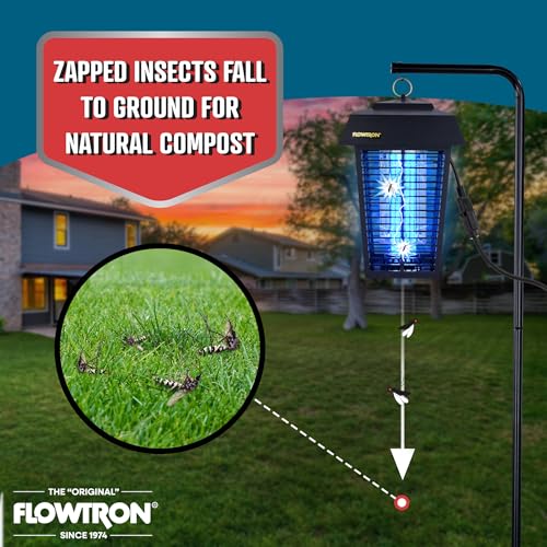 Flowtron 1-Acre 40W UV Outdoor Electric Bug Zapper w/ 5600V Grid and Mosquito Attractant (Midnight Black) 34.9 + 50% Off Code XSA7L50S - image 9