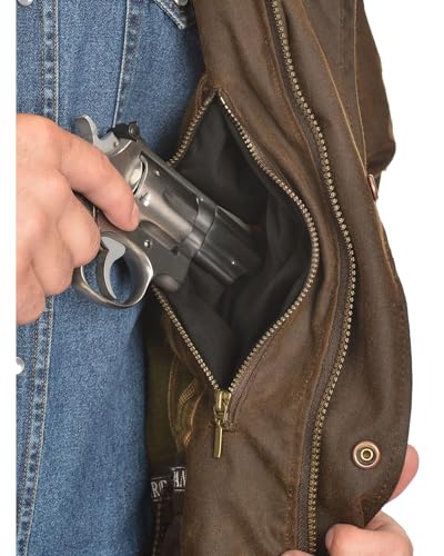 Outback Trading Co Men\'s Co. Deer Hunter Oilskin Jacket Bronze X-Large - Thumbnail 2