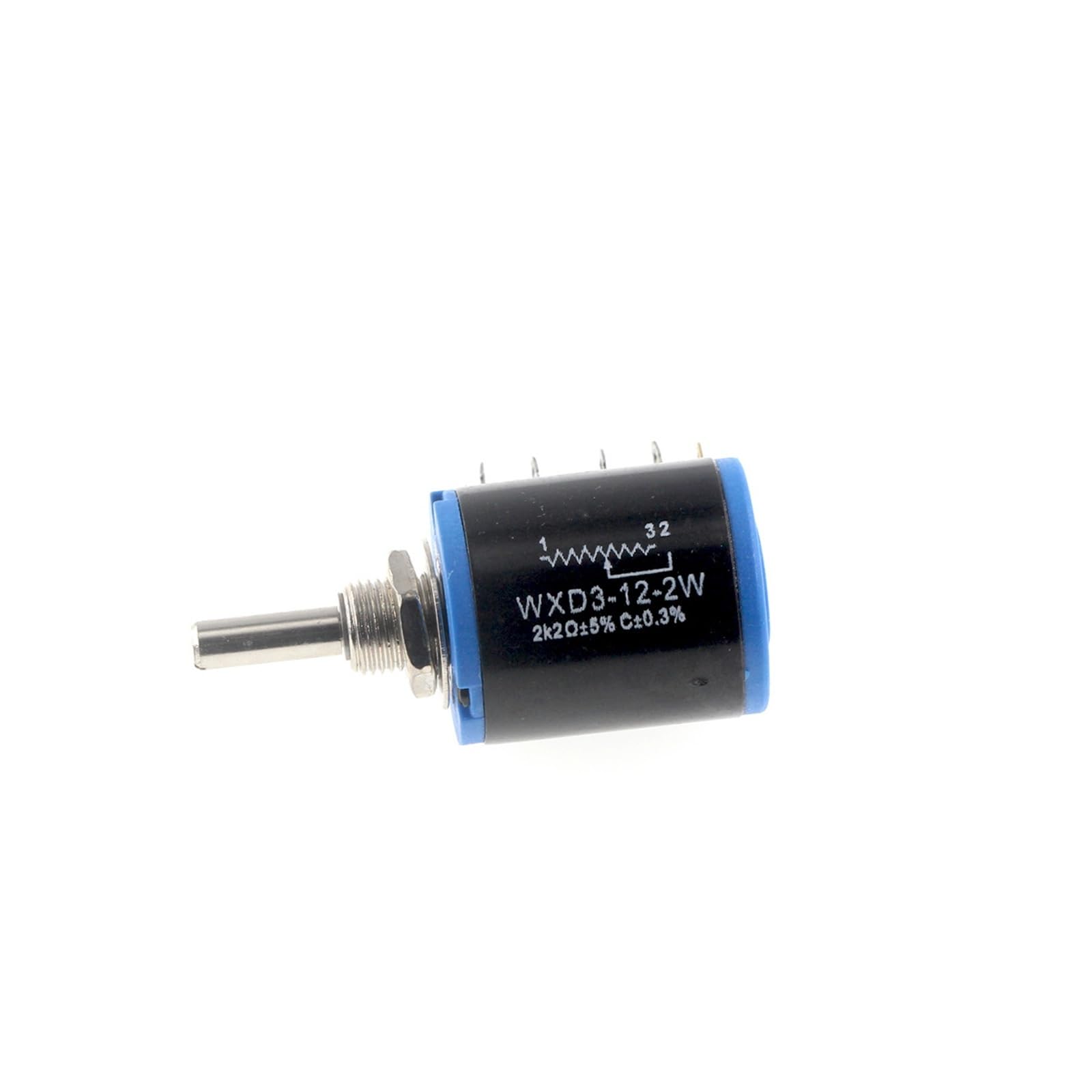 WXD3-12-2W 100 220 470 1K 2K2 3K3 4K7 47K Ohm 100R 220R 470R WXD3-12 1W potenciómetro bobinado 5 uds(2.2K Ohm)