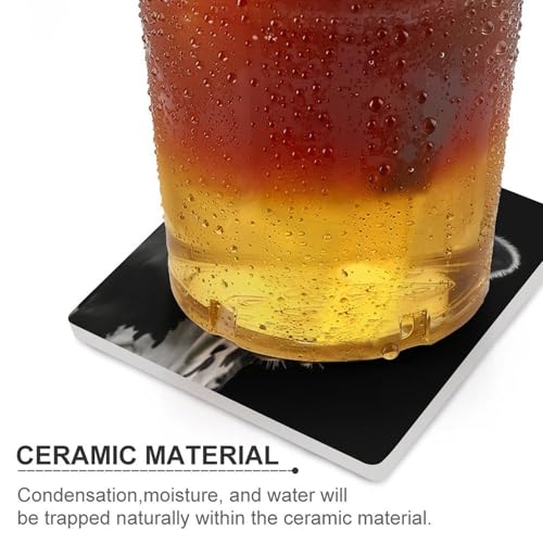 Dessous de verre motif vache drôle pour une décoration de table unique