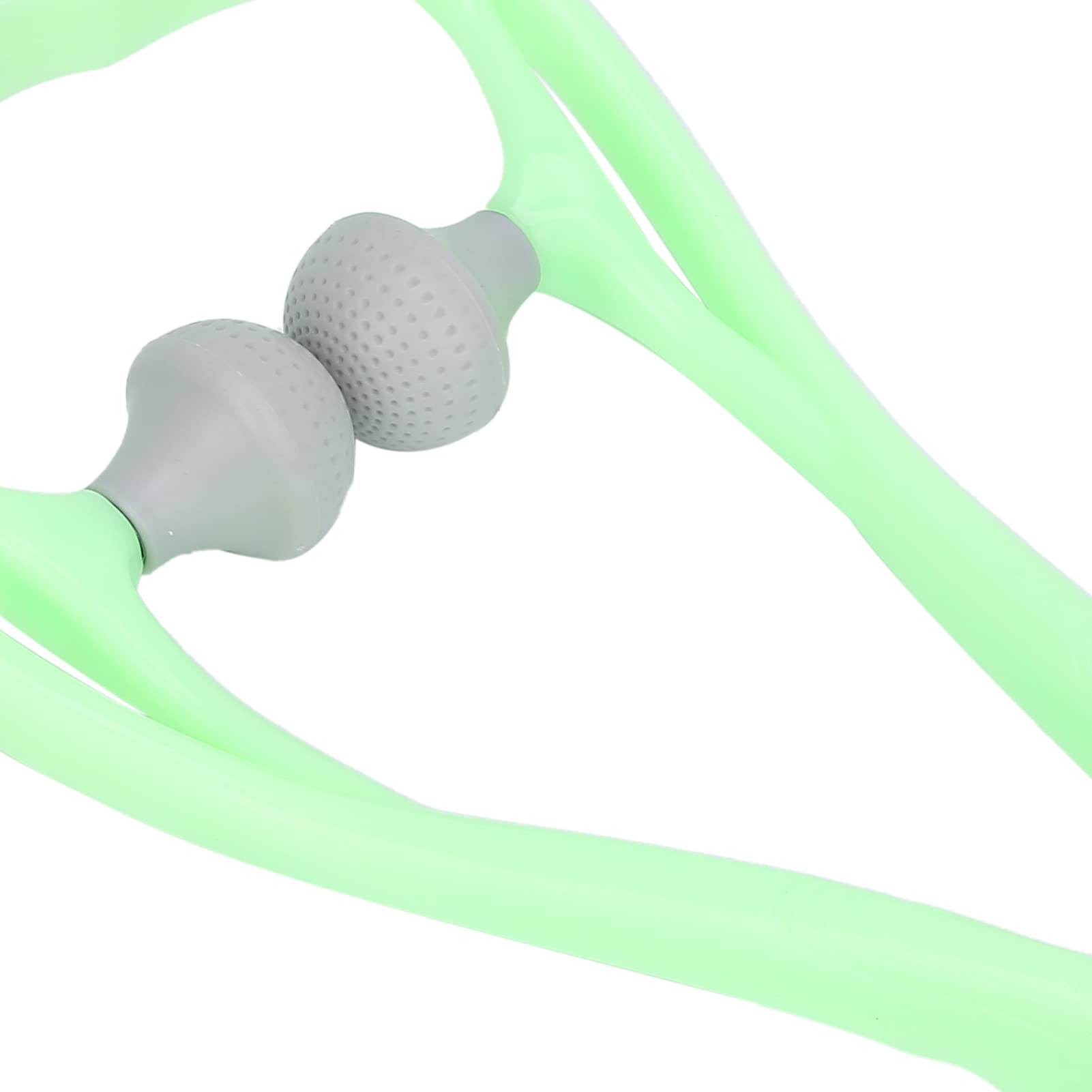Roller Narzędzia do Masażu Szyi - Ergonomiczny Ręczny Rolka Szyi i Masażer Ramion z Elastycznymi Kulkami Kręgów Szyjnych do Spustu Ulgi - Niebieski (GREEN)