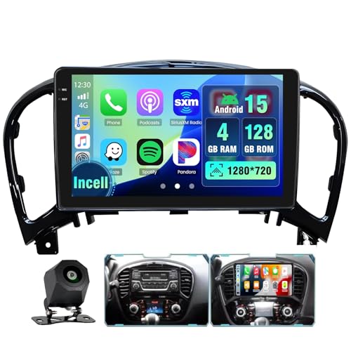 4+128GB Android 15 Car Stereo for 2011-2016 Nissan Juke Radio