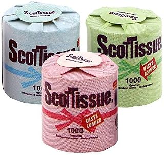 MyTinyWorld 2 x Dolls House Miniature Set Of Three Mixed Colour Toilet Rolls