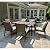 PURPLE LEAF 7 Pieces Outdoor Dining Set with Rectangular Table and 6 Wicker Chairs and Thick Cushion Heavy-Duty Metal Patio Dining Furniture Set with 1.57" Umbrella Hole for Lawn Garden Backyard Deck