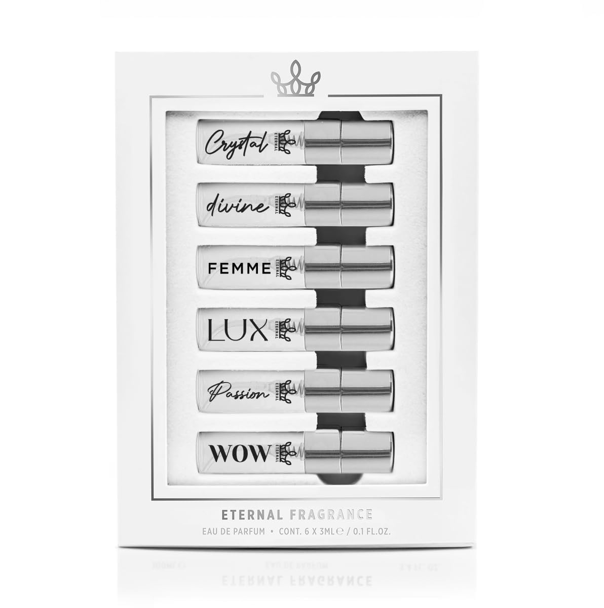 Eternal Discovery Set Men's Favorites 6x3ml Sample Sprayers - Long-lasting - Clean Ingredients - Includes Eternal Legend - Eternal Elite - Eternal Rush - Eternal Pure - Eternal Valor - Eternal Vibe - Image 6