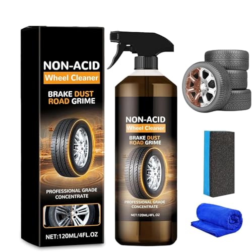 Wheelblaze Wheel Cleaner, Wheel Blaze Versatile and Powerful Rust Converter, Car Tire Rubber Cleaner, Quick Polish & Refurbishment, Turn Filthy Wheel into Instant Shine