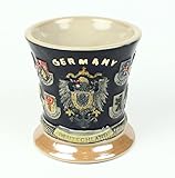 Buddel-Bini Becher Deutschland 16 Wappen Bierkrug Optik Kaffeebecher Kaffeetasse Tasse Pott Bier Glas