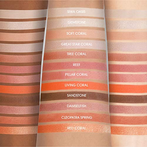 Ebin New York Coral Oasis - Secret Of Pharaoh Eyeshadow Palette, Highly Pigmented And Blendable, Cruelty-Free, Long-Lasting Matte & Shimmer #TOP3
