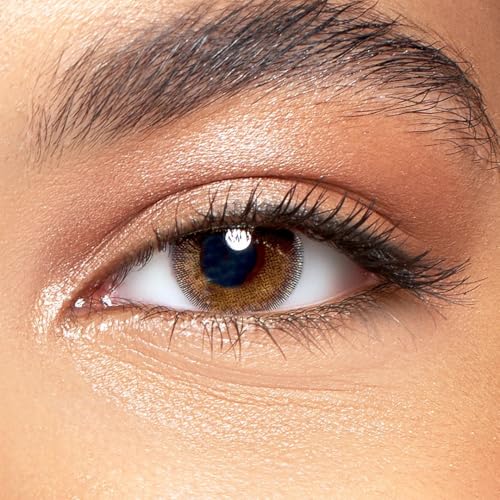 BEAUTY BRATS Daily Disposable Color Contact Lenses, Pack of 10 (Dusky Brown)
