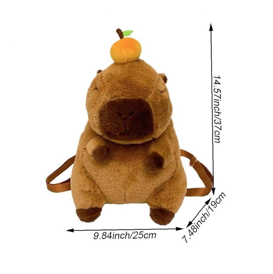 【新品】かわいいカピバラぬいぐるみリュック Amazon.co.jp: リュック ぬいぐるみバックパック 子供用