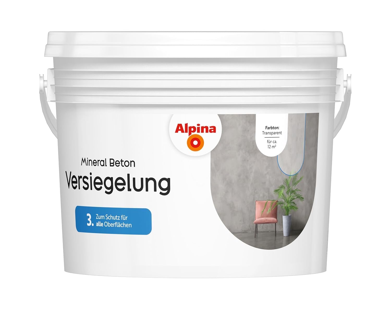 Alpina Mineral Beton Versiegelung 2 Komponenten 1,1 Liter