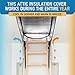 Attic Stairs Insulation Cover with Zipper Insulator Bag Energy Saving 25