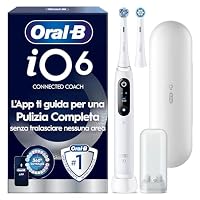 Oral-B Spazzolino Elettrico Ricaricabile iO 6N, Sensore di Pressione, Display Interattivo...