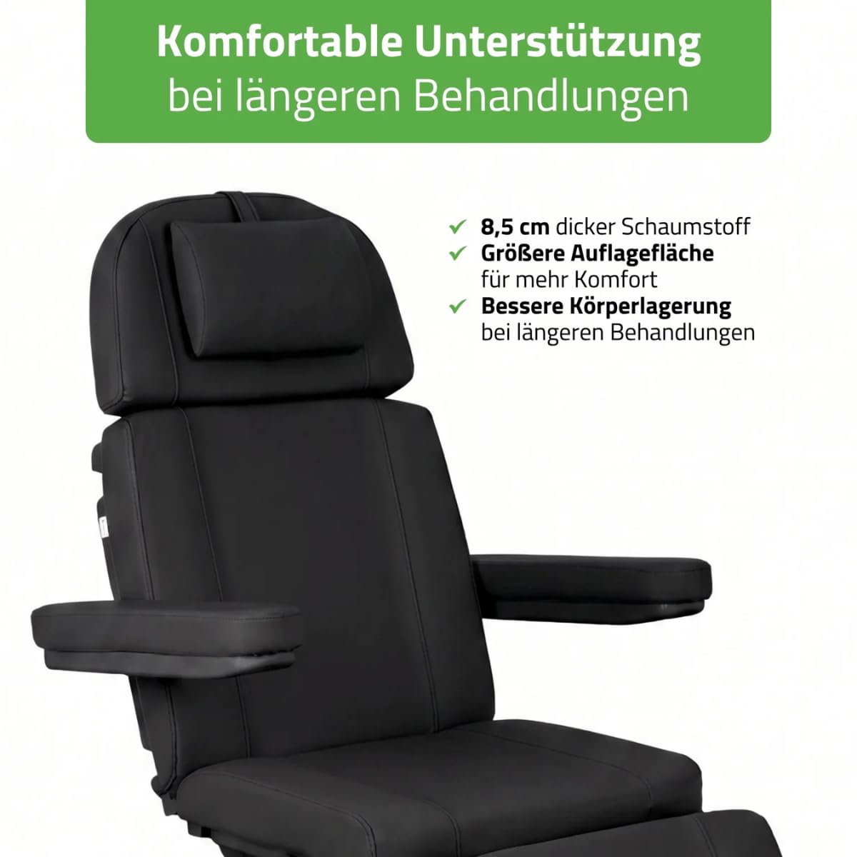 HABYS Kosmetikliege Elektrisch 5-Zonen Tavia (Schwarz)
