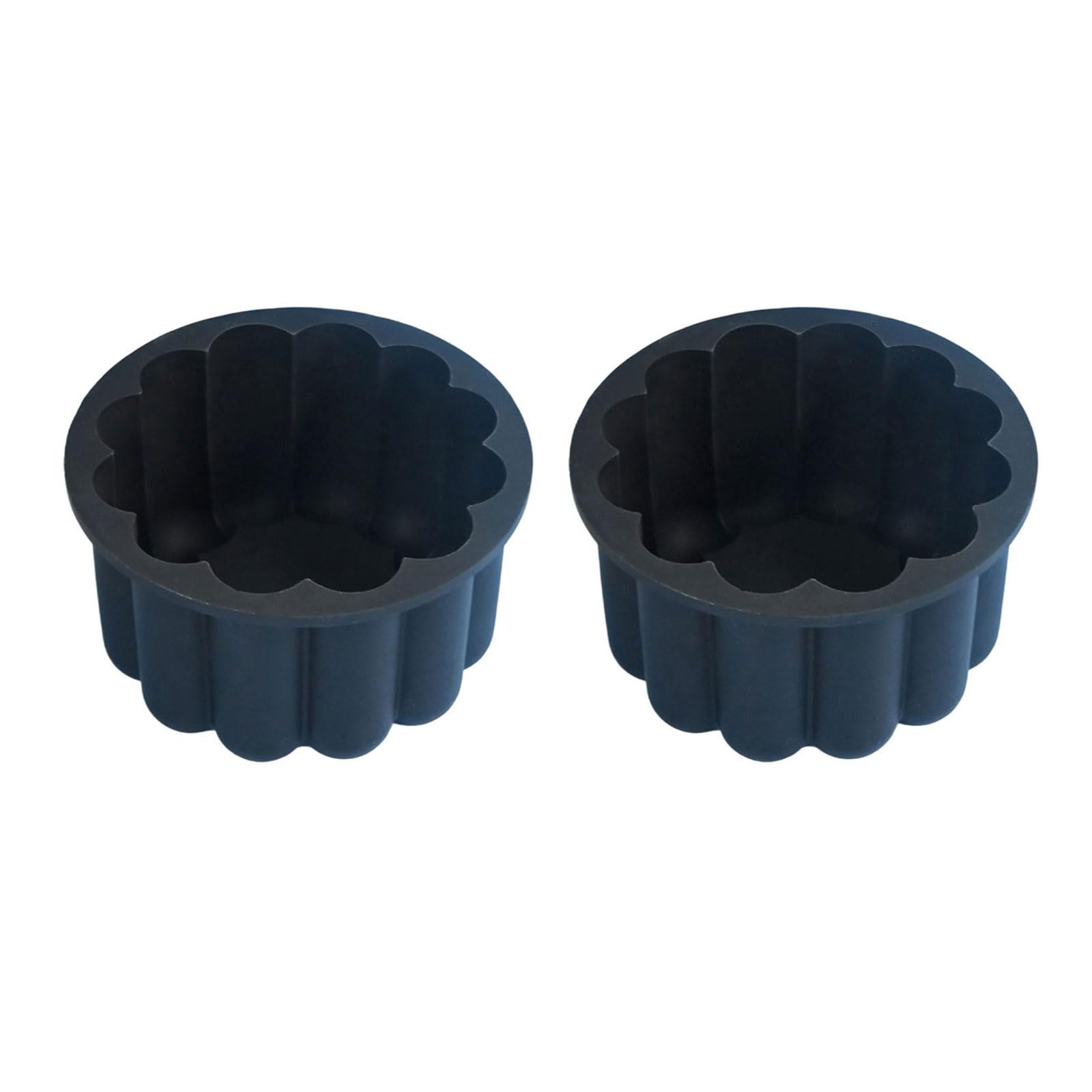 ZEPFJHE 2pcs Flower Petals Mousses Cake Molds Food Grade Silicone Chocolate Dessert Baking Family Gathering Bakeware Baking Tool