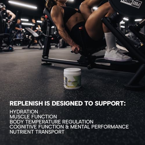 image for RAW Replenish, Premium Electrolytes Powder Recovery Formula, Chocolate