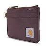 Carhartt Lässige Damen-Geldbörse aus Nylon, Ente mit Reißverschluss, Nylon-Ente mit Reißverschluss (Deep Wine), Einheitsgröße #5