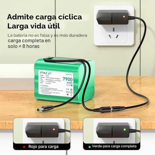 Batería de 12V para router inalámbrico y entretenimiento portátil en casa 3