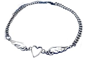 Celestial Charm Gothic Choker with Angelic Wings