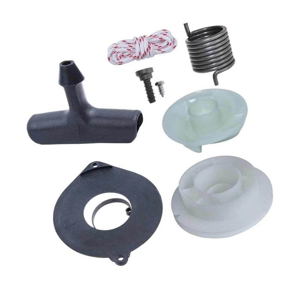 Corde de lanceur cassée sur tronçonneuse 440 ? Kit poulie et ressort