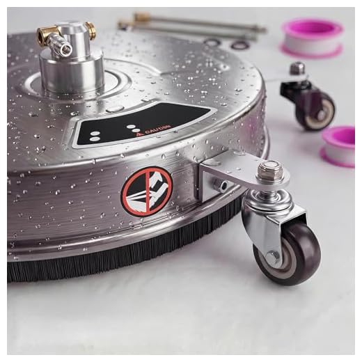 18" Stainless Steel Pressure Washer Surface Cleaner